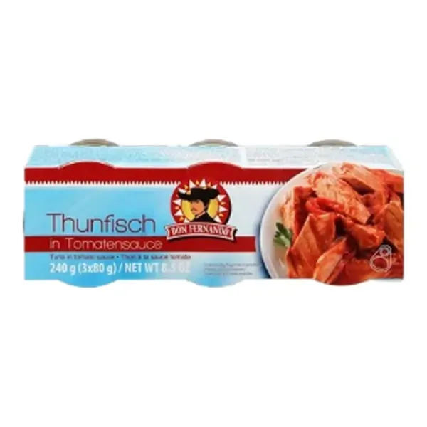 Don F. 240G Thunfisch in Tomatensauce 3x80G