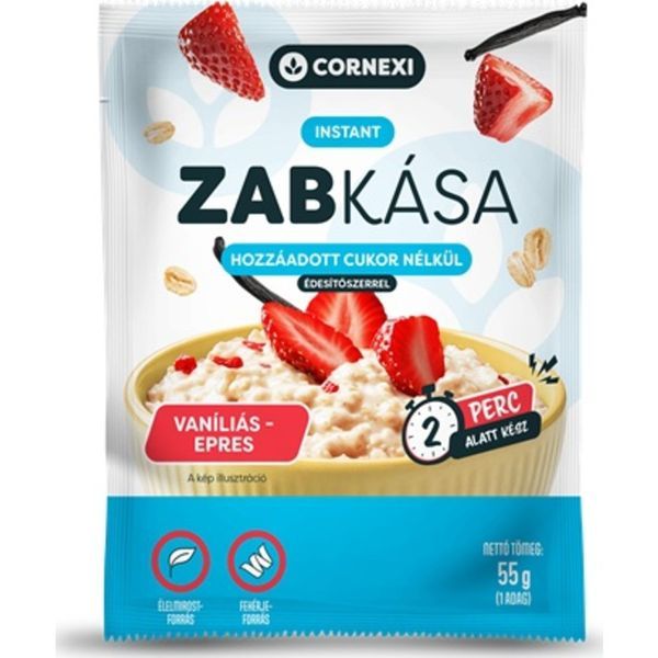 Cornexi 55G Zabkása Vanília Eperdarabokkal HCN