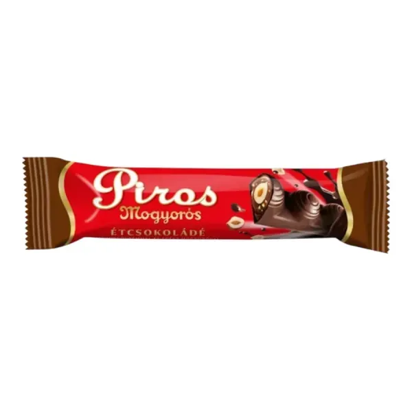 Piros Mogyorós 35G Étcsokoládé