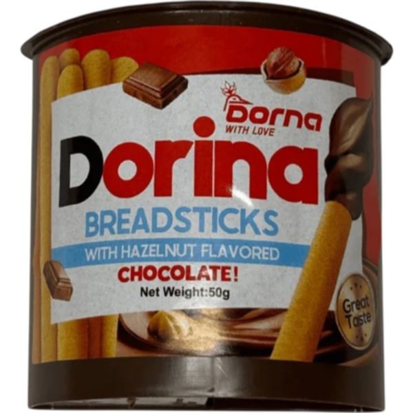 Dorina 50G Mártogatós Ropi Mogyoró Ízű Kakaó Krémmel