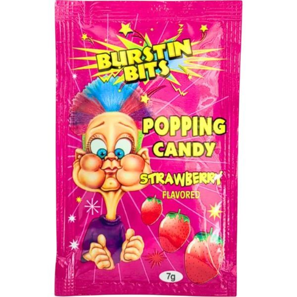 Burstin Bits Popping Candy 7G Eper