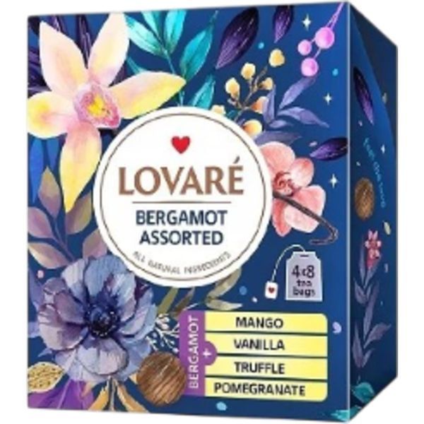 Lovare 64G Bergamot Assorted - Filteres Bergamot Teaválogatás