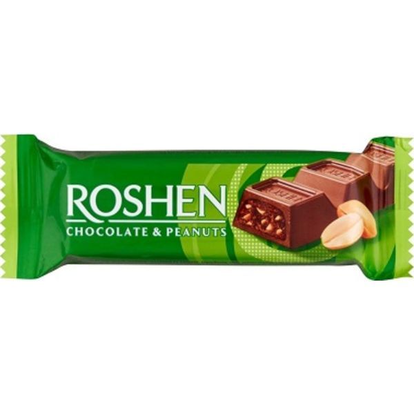 Roshen Szelet 29G Tej Földimogyorós