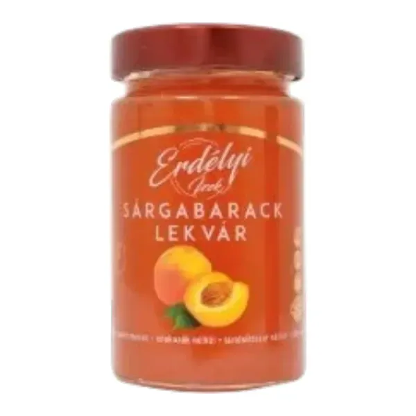Erdélyi Ízek 370G Sárgabarack Lekvár 70% Gyümölcstartalom