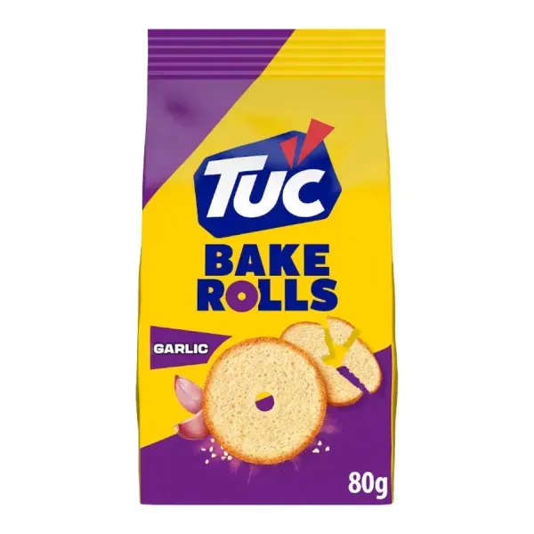 Tuc Bake Rolls Fokhagymás 80G