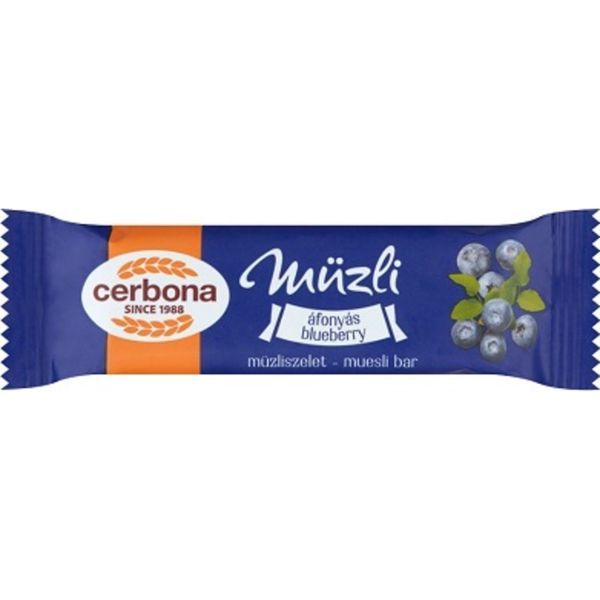 Cerbona Müzliszelet 20G Áfonya-Joghurt