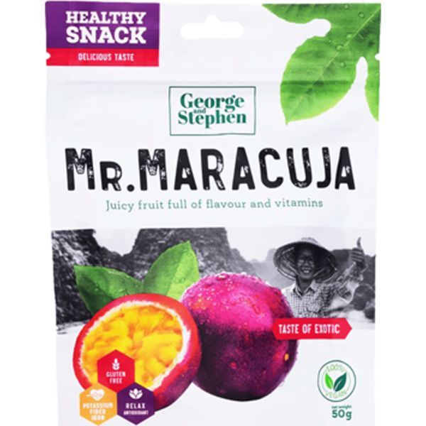 Mr.Maracuja 50G Prémium Aszalt Maracuja Darabolt