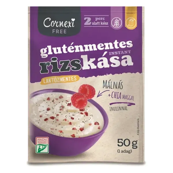 Cornexi 50G Rizskása Málnás-Chia Maggal Gluténmentes