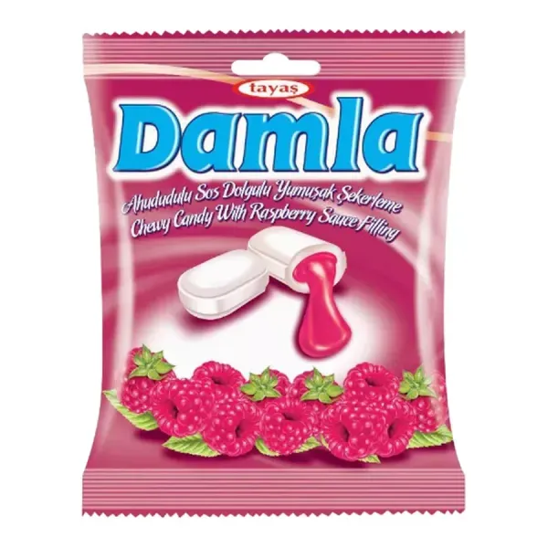 Damla 90G Málnas Töltött Cukor