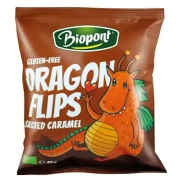 Biopont 25G Dragon Snack Extrudált Kukorica Sós-Karamellás Gluténmentes, Vegán