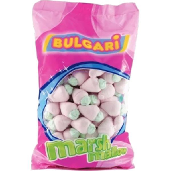 Bulgari 1Kg Töltött Eprek Habcukor Marshmallow Gluténmentes 14005