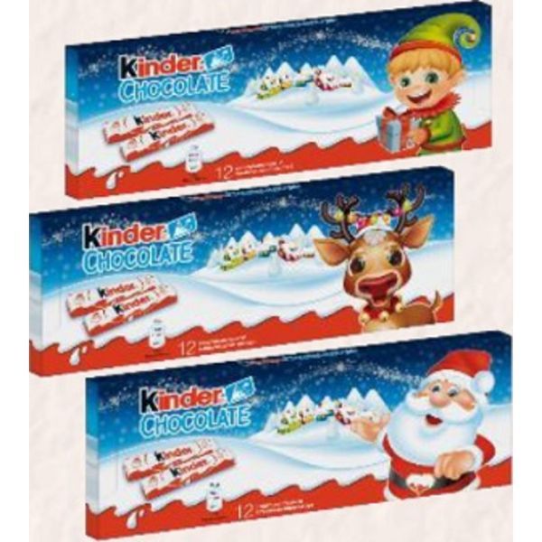 Kinder T12 Csokoládé Karácsonyi 150G