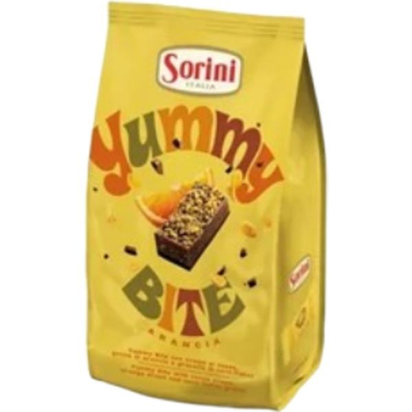 Sorini 200G Yummy Bite Narancsos-Kakaós Krémmel Töltött Kukoricapelyhes Falatkák