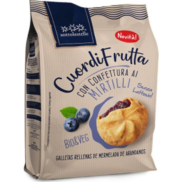 Sottolestelle 200G Bio Keksz Áfonya Lekvárral Töltve