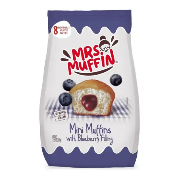 Mrs. Muffin 200G (8x25G) Áfonya töltelékkel