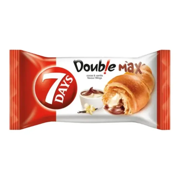 7 Days Croissant Double 80G Kakaó-Vanília