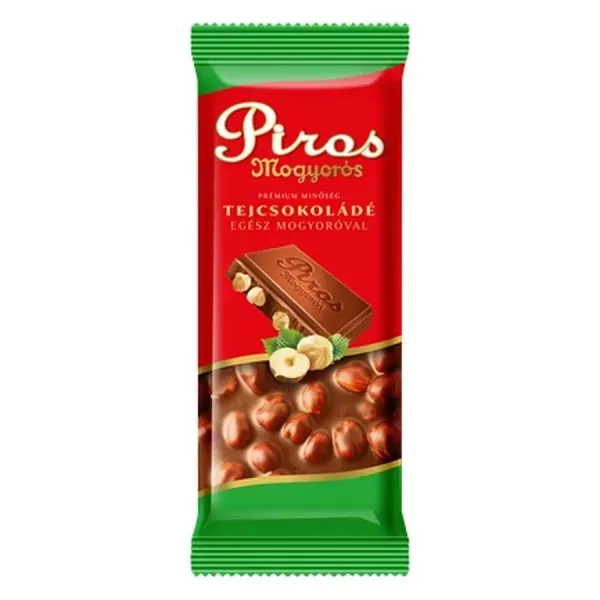 Piros Mogyorós 70G Tejcsokoládé