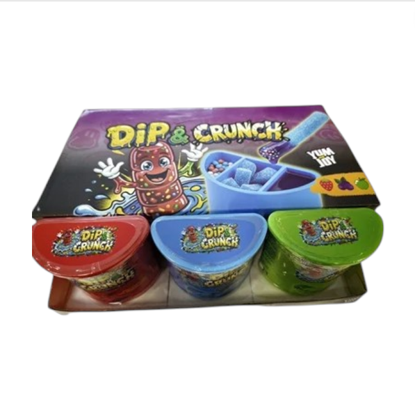Yum&Joy 55G Dip&Crunch- Mártogatható Gumicukor