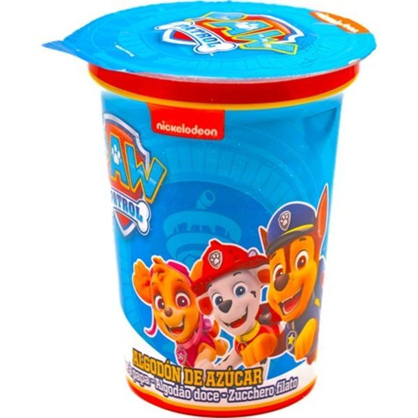 Candy Floss Paw Patrol Rágógumi ízű poharas vattacukor 20G