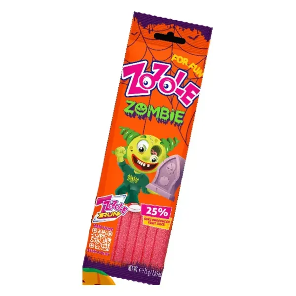 Zozole 75G Zombie Eper ízű Gumicukor