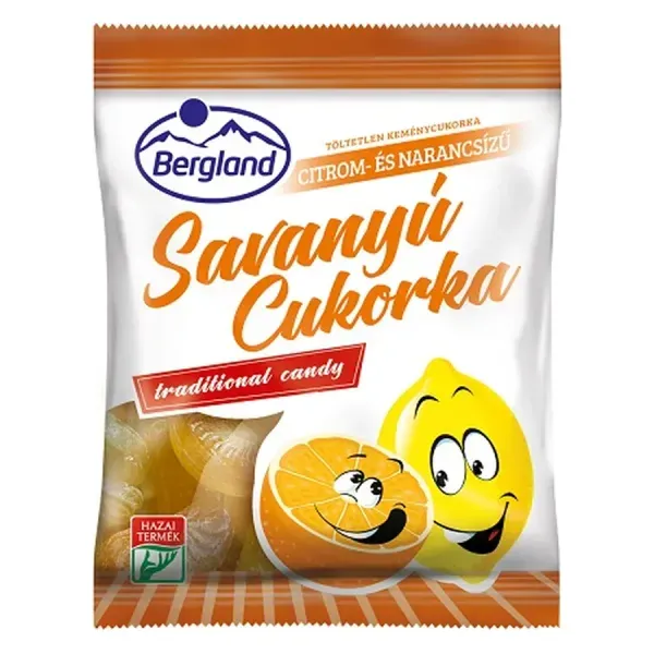 Bergland Savanyú Cukor 70G Citrom-Narancs