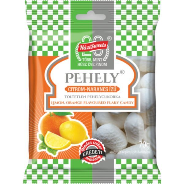 Pehelycukor 70G Citrom-Narancs (Hazisweets)
