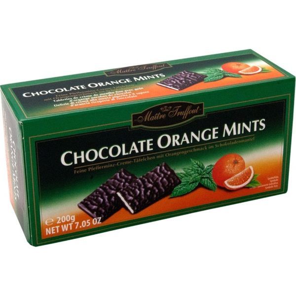 Maitre T. 200G Choco Orange Mints