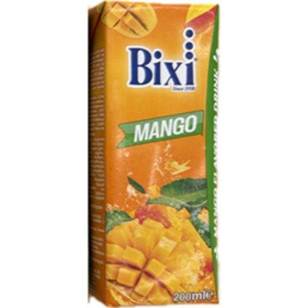 Bixi 200ML Szívószálas Üdítő Mangó Ízű