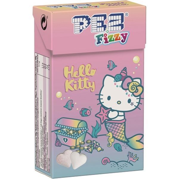 Pez Hello Kitty Fizzy Hearts 30G (Tutti Frutti, Eper)
