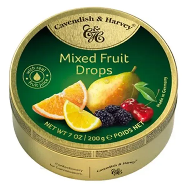 Cavendish&Harvey 200G Vegyes Gyümölcs Keménycukorka (CH-6701)