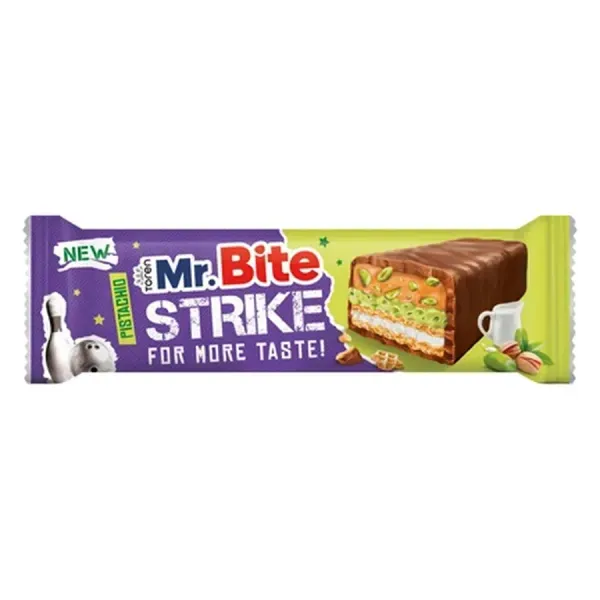 Toren 40G Mr. Bite STRIKE Pisztáciás csoki szelet