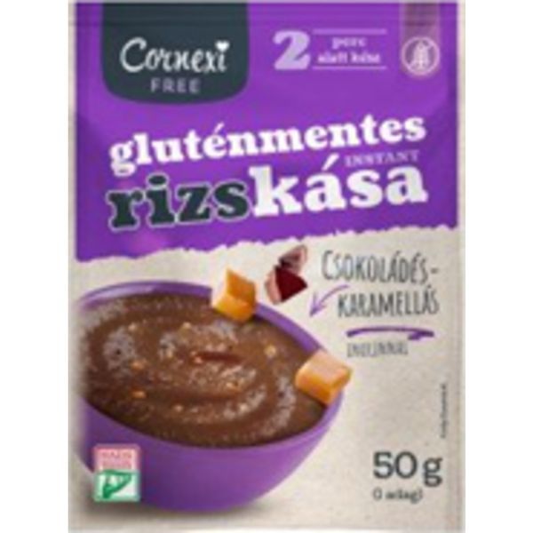 Cornexi 50G Rizskása Csokis-Karamellás Gluténmentes