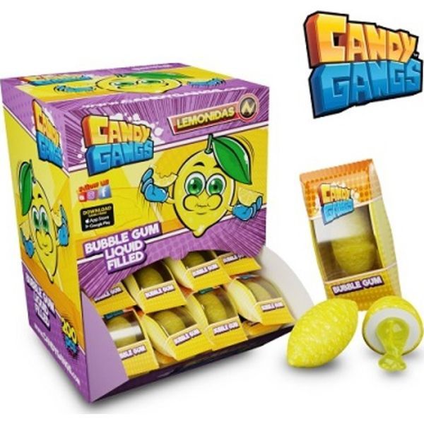 Candy Gangs 4G Lemonidas Bubble Gum (200*4G) 14563