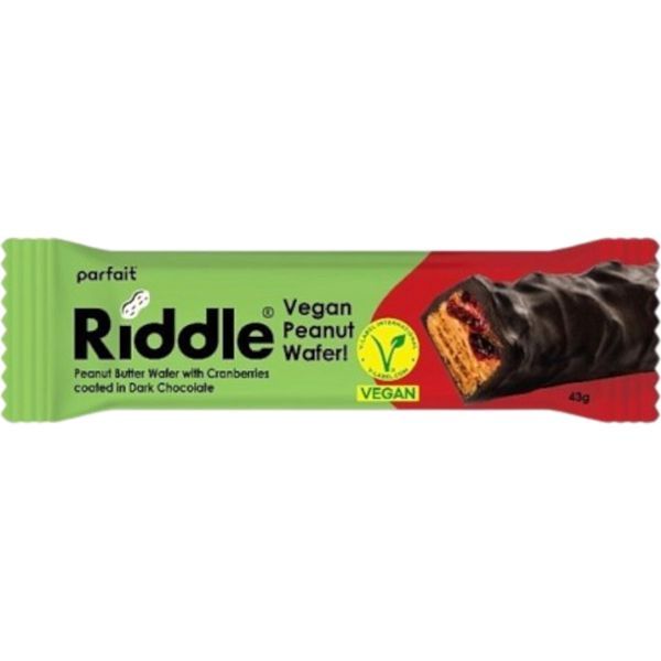 Riddle 43G Mogyoróvajas Ostyaszelet Áfonyával Vegán