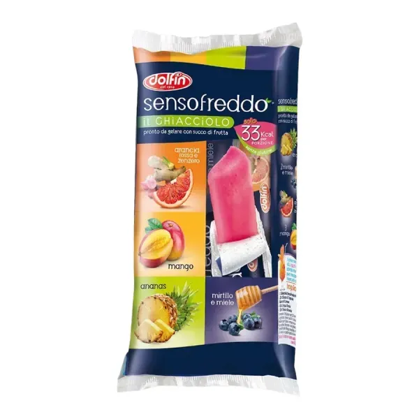Jégnyalóka Dolfin Sensofreddo10x40Ml Fruit Sorbet