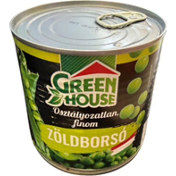 Green House 270G Finom Zöldborsó Konzerv