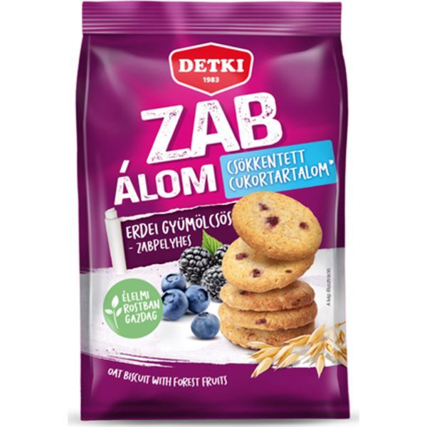 Detki Zab Álom 150G Erdei-Gyümölcs Keksz