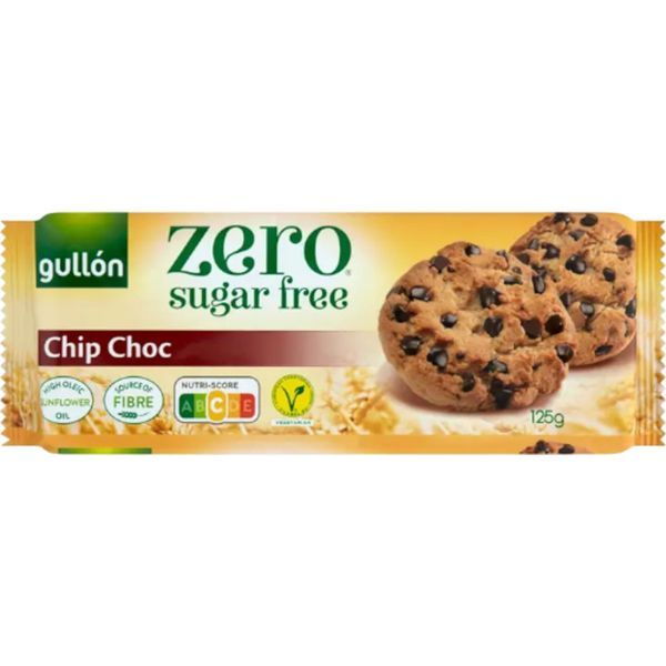 Gullon 125G Diabetikus Keksz Csokidarabos