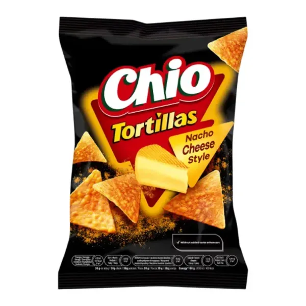 Chio 110G Tortilla Chips Nacho Cheese