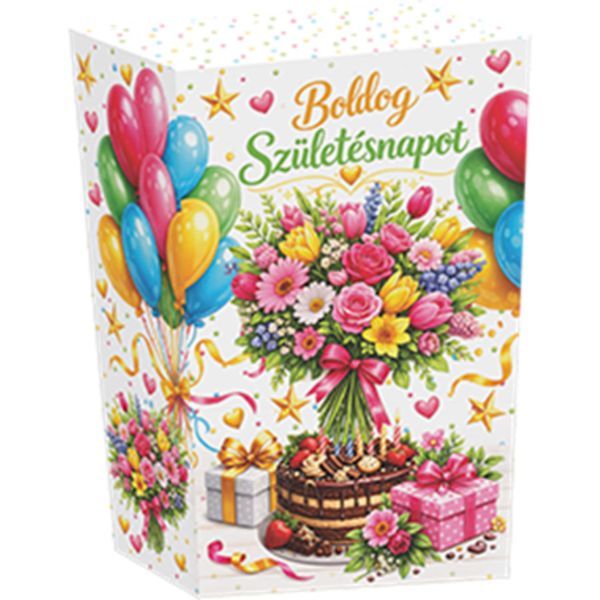Chocolips 120G Boldog Születésnapot - Csokoládé ízű praliné