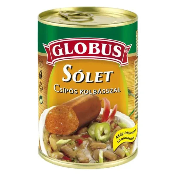 Globus 400G Sólet Csípős Kolbásszal