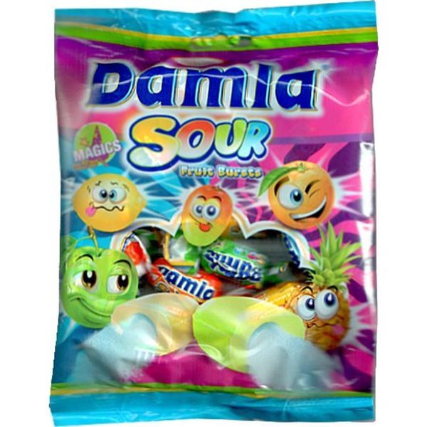 Damla 90G Gyümölcsös Savanyú Cukor
