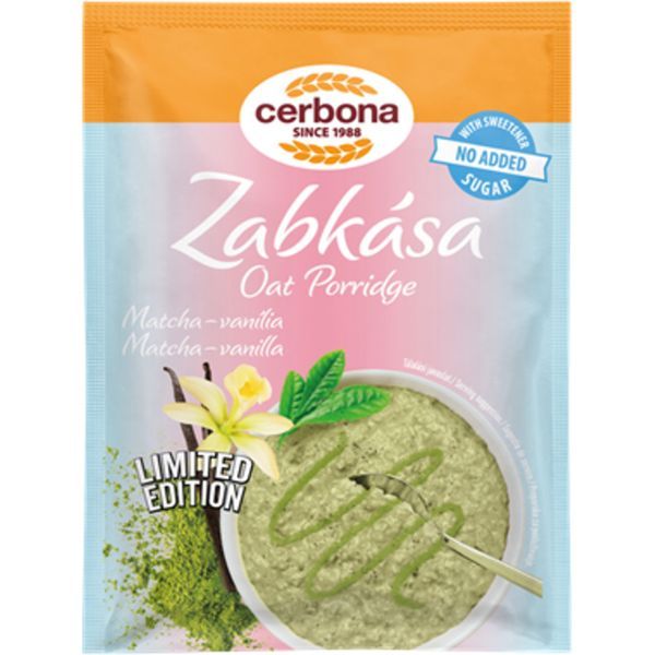 Cerbona Zabkása 50G Matcha - Vanília ízű HCN