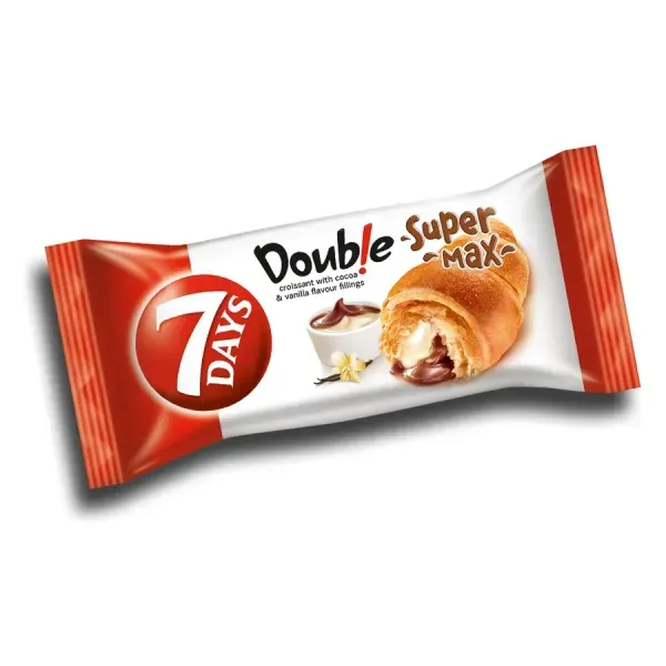 7 Days Croissant 110G Super-Max Double Kakaó-Vanília
