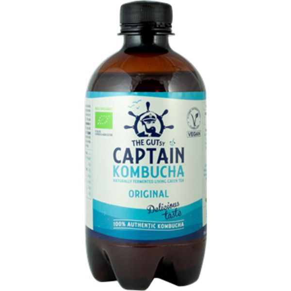 Biopont 400ML Kombucha Élőflórás Ital Original Gluténmentes Vegán (DRS)