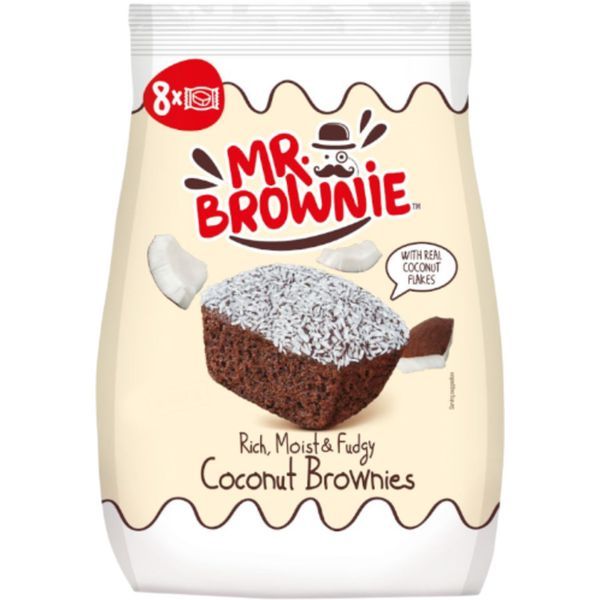 Mr. Brownie 200G Kókusz Reszelékkel (8*25g-zacskós)