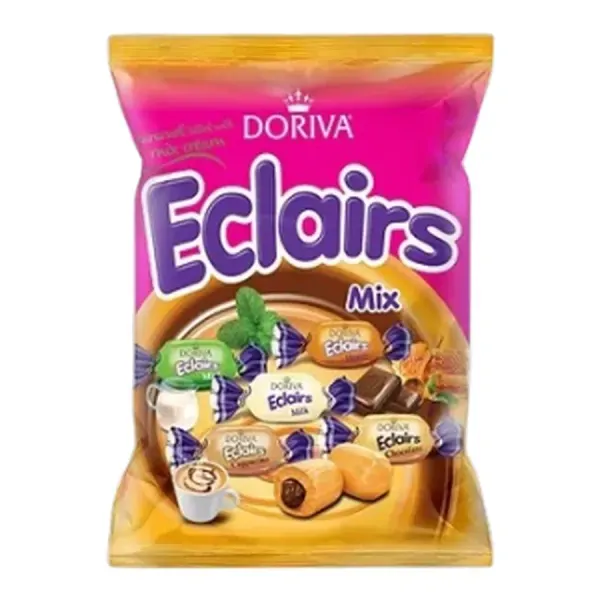 Doriva Eclairs 1KG Töltött Tejkaramella Mix