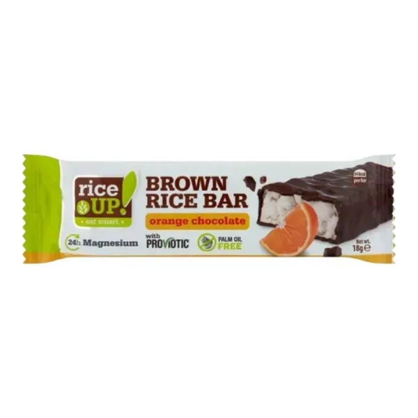 Rice Up Zero Rizsszelet 18G Narancsos Étcsokoládé