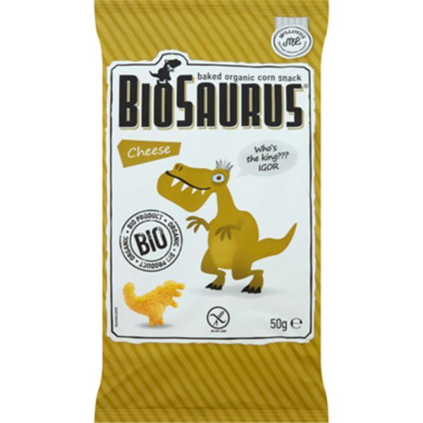 Biopont 50G BioSaurus Igor - Kukoricás Snack Sajtos Gluténmentes