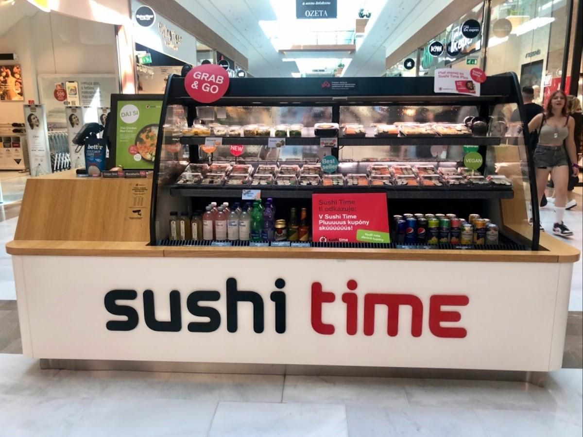 Take action against food waste, choose from Sushi Time Kiosk Aupark Munches  at a discount!, image size:412x206